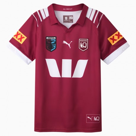 QLD Maroons 2025 Home Rugby Jersey Mens