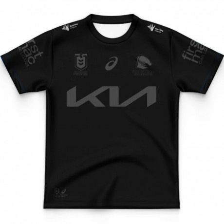 Brisbane Broncos 2025 NRL Youth Black Rugby Jersey