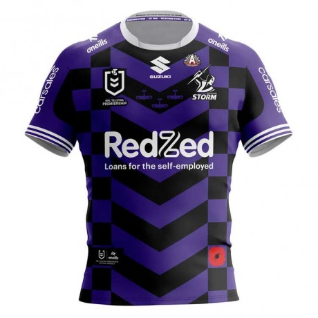 Melbourne Storm 2025 NRL Anzac Jersey
