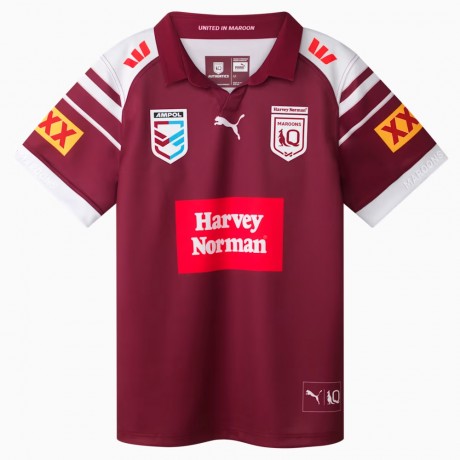 QLD Maroons 2025 Rugby Home Jersey Men's
