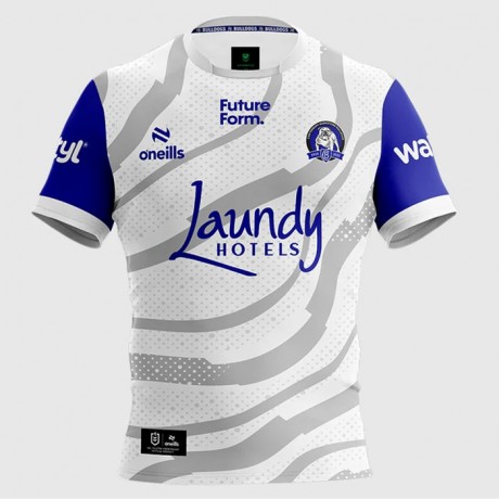 Canterbury-Bankstown Bulldogs 2025 NRL Away Jersey White