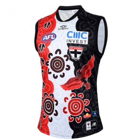 St Kilda Saints 2025 Indigenous Guernsey