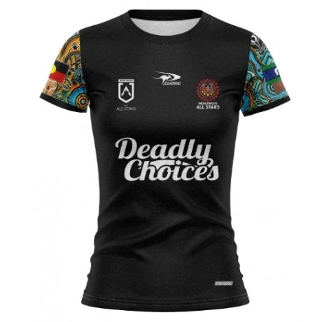 2026 Indigenous All Stars Ladies Rugby Training Tee