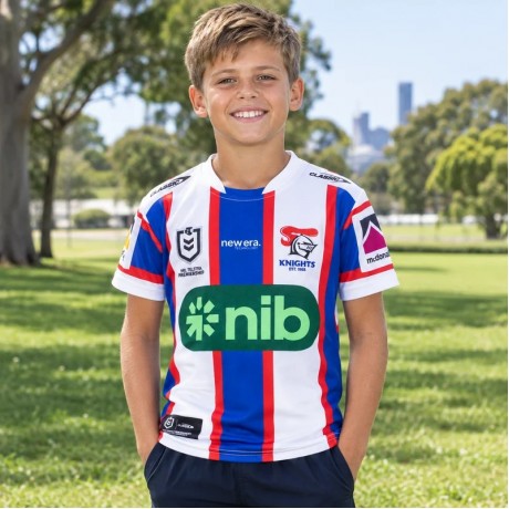 2026 Newcastle Knights Kids Away Rugby Jersey