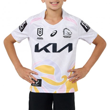 2025 Brisbane Broncos Alternate Jersey Kids
