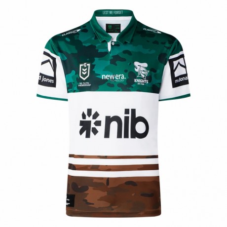 Newcastle Knights 2025 NRL Anzac Jersey